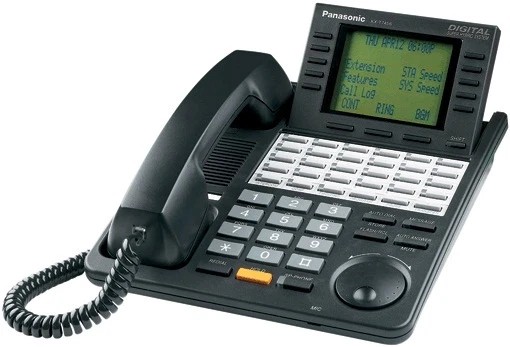 Panasonic KXT7456 Phone, Black