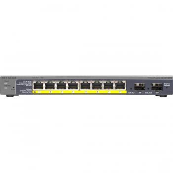 Netgear Prosafe GS110TP 8-Port Gigabit PoE Smart Switch with 2 Gigabit Fiber SFP