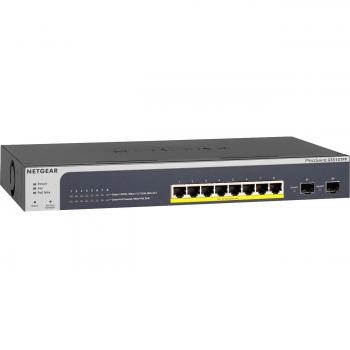 Netgear ProSAFE 8-Port PoE+ Gigabit Smart Managed Switch with 2 SFP Ports