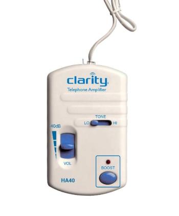 Clarity HA40 Portable Telephone Handset Amplifier
