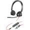 Poly Blackwire BW3325 Stereo USB & 3.5mm Headset